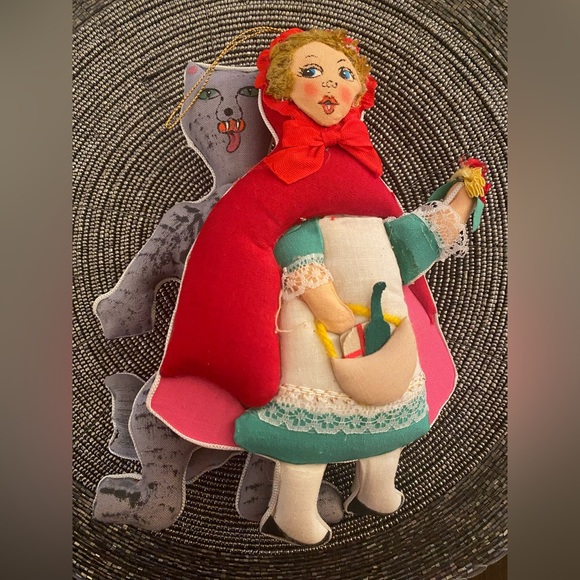 t & floyd Other - Vintage T & Floyd Red Riding Hood Wolf Ornament 1989